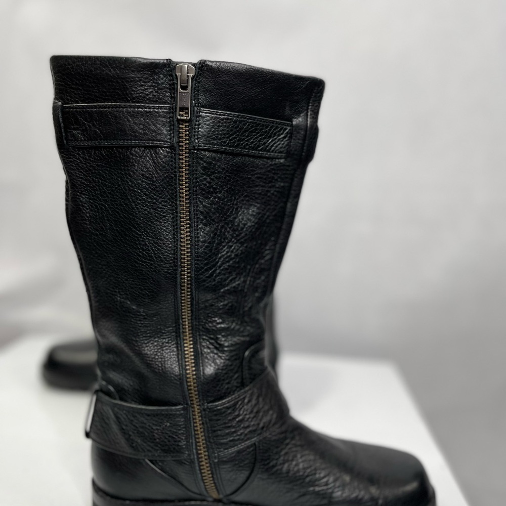 Black leather campus boots by Gentle Souls - Picture 9 of 12
